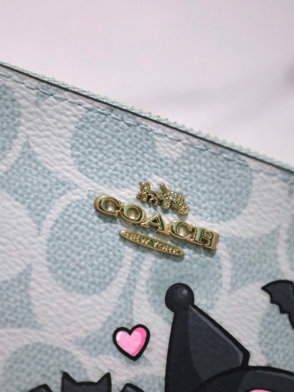 Custom Coach X Kuromi Wristlet 🖤 - Picture 6 of 6